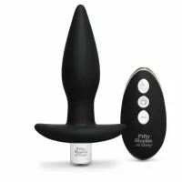 fifty shades of grey relentless vibrations - model zdalny, silikon czarny