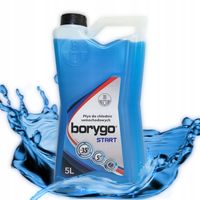 PŁYN DO CHŁODNIC SAMOCHODOWYCH AUT BORYGO START 5L NIEBIESKI ZIMOWY -35c