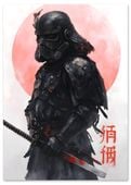 Plakat nowoczesny samuraj 70x100 cm
