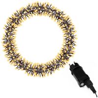 Wieniec świetlny 40 cm stroik świateczny na drzwi 300 LED ciepły biały