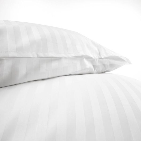 Poszewka hotelowa na zakładkę PASY 2cm biała/50x60 zdjęcie 4