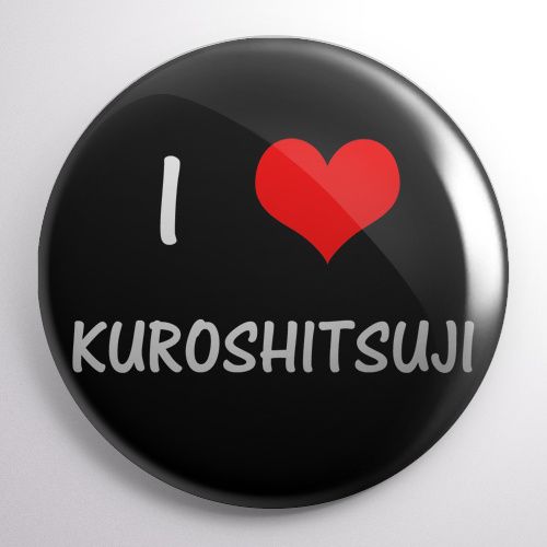 Przypinka I ♥ Kuroshitsuji na Arena.pl