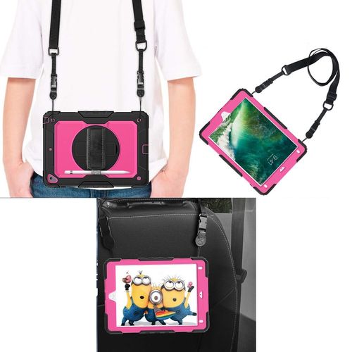 Etui do iPad 9,7” 2018/2019 z Podstawką i Paskiem na Ramię Różowe na Arena.pl