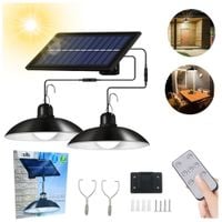lampa solarna sufitowa led do ogrodu podwójna