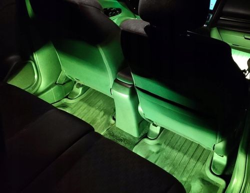 Oświetlenie LED RGB Wnętrza Pojazdu Auta Kabiny Tuning Zestaw Aplikacja na Arena.pl