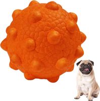 piłka gryzak zabawka dla psa trwała pomarańczowa