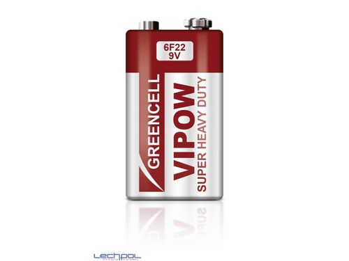 BAT0082B Baterie VIPOW GREENCELL 6F22 BLISTER na Arena.pl