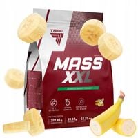 BIAŁKO GAINER Trec Mass XXL 4800g Mega Mutant Mass WĘGLOWODANY WIELKA PAKA