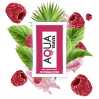 aqua travel żel intymny na bazie wody dzika malina 6ml saszetka