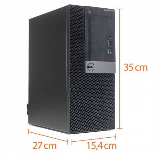 KOMPUTER DELL TOWER 5050 I5 6GEN 16GB W11PRO WIFI + NOWY DYSK 512GB NVME na Arena.pl