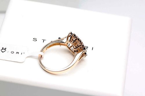 Emaga Złoty pierścionek PZD1600 - Diament na Arena.pl