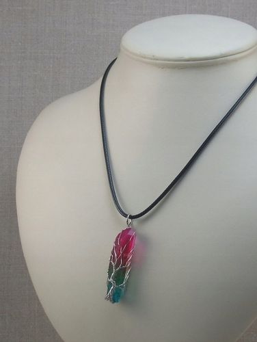 WISIOREK kamień KWARC TĘCZOWY drzewo ŻYCIA [W301] na Arena.pl