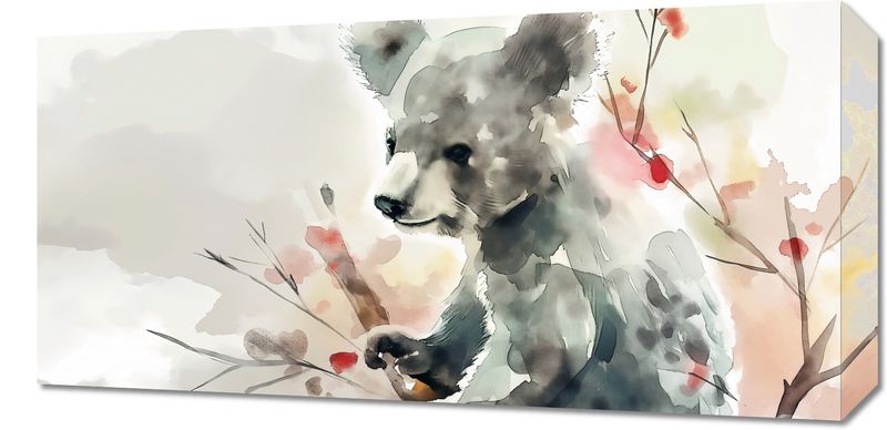 Obraz 60x30cm Akwarelowa Koala zdjęcie 1