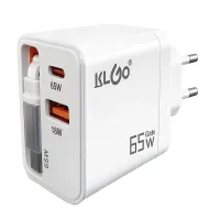 Szybka ładowarka sieciowa usb 65w kabel usb-c usb QC uniwersalna