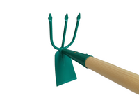 TUCHMET Motyka z trójzębem spłaszczonym z trzonkiem 1,3 m