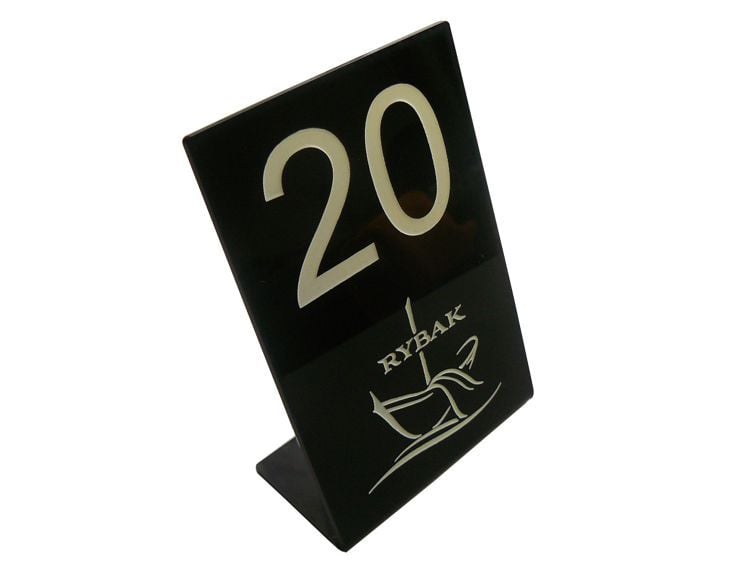numerek numerki na stolik do restauracji 10x15cm zdjęcie 1