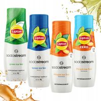 ZESTAW SYROPÓW SODASTREAM KONCENTRAT DO SATURATORA LIPTON ICE TEA 9L NAPOJU