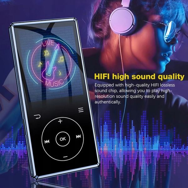 Bluetooth 5.0 MP3 Player 16GB MP4 Polski zdjęcie 8
