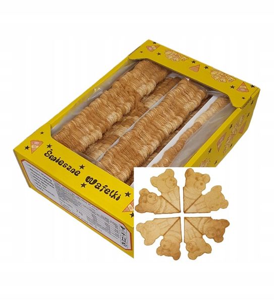 Walmag Wafle do lodów Misie 2 kg 2000 g zdjęcie 1