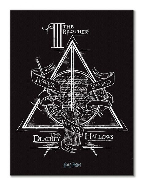 Harry Potter Deathly Hallows - obraz na płótnie 60x80 cm zdjęcie 2
