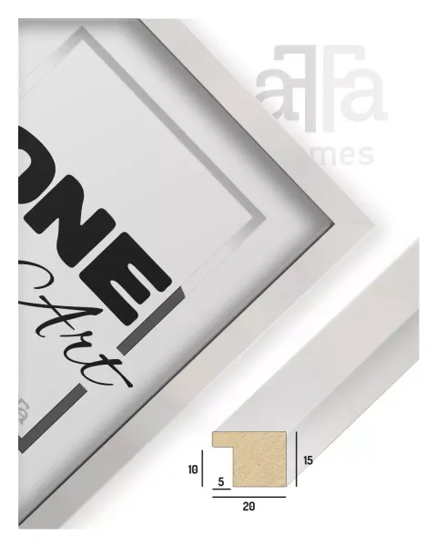 Ramka Hekla 30X40 Cm, Biała zdjęcie 4