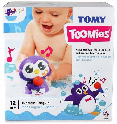 BEZPIECZNA ZABAWKA KĄPIELOWY PINGWIN 12M+ TOMY zdjęcie 5