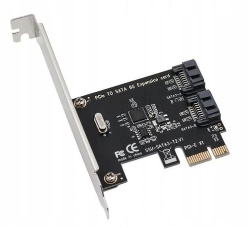 Adapter Karta PCI-E 1x na 2x SATA 3 Kontroler PCI Express na Arena.pl