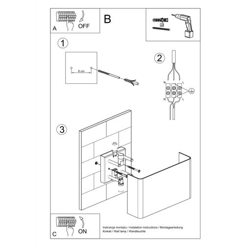 Kinkiet COPERTURA biały na Arena.pl