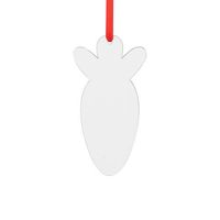 Dwustronna zawieszka z płyty pilśniowej 5 mm do sublimacji - marchewka