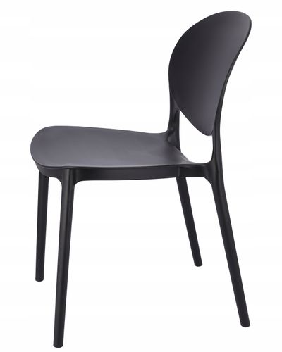 Krzesło JUSTIN czarne na Arena.pl