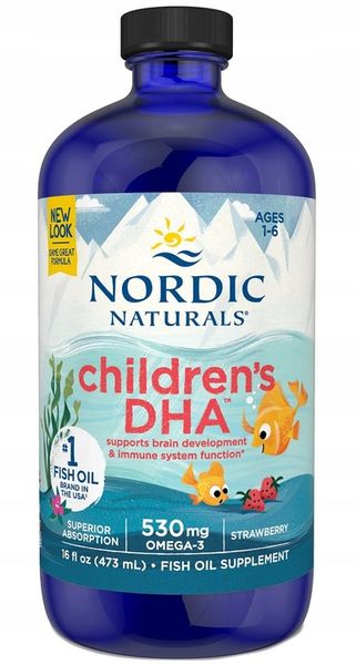 NORDIC NATURALS omega- 3 KWASY DHA CZYSTOŚĆ 473ml zdjęcie 1