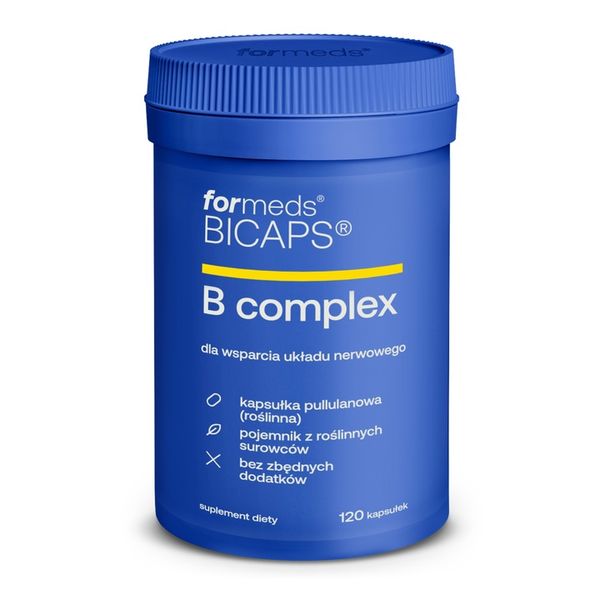 ForMeds Bicaps B Complex 120kaps. METYLO KOMPLEKS zdjęcie 2