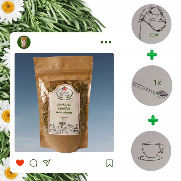 ZIOŁA CANDIDA REMEDIUM PRZECIW GRZYBOM KANDYDOZA zdjęcie 4