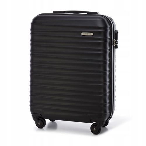 WITTCHEN mała walizka z ABS-u z żebrowaniem czarna na Arena.pl