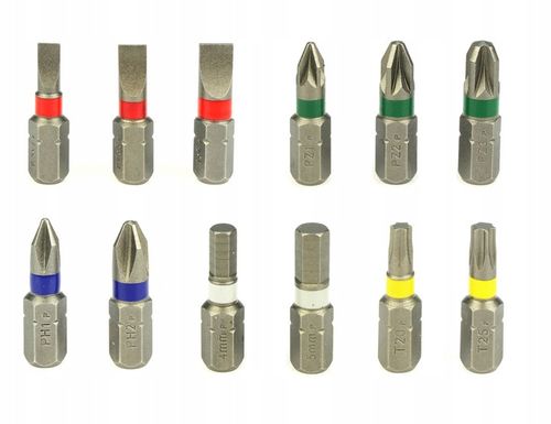 Wkrętak ręczny z grzechotką + 12 bitów BOSCH na Arena.pl