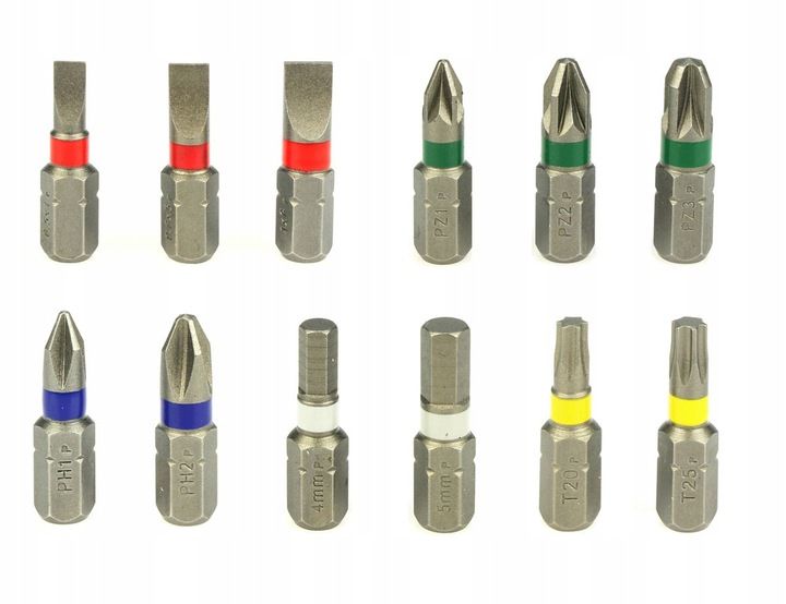 Wkrętak ręczny z grzechotką + 12 bitów BOSCH zdjęcie 16