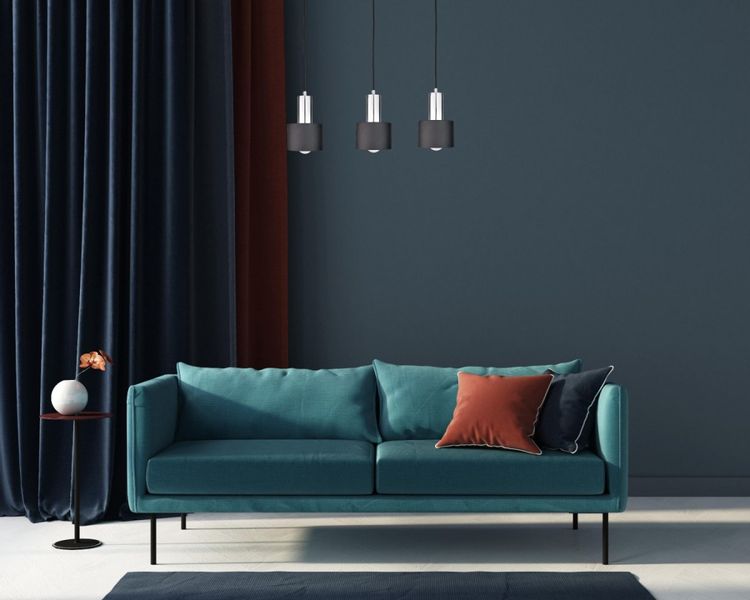 Lampa wisząca 3xE27 LUCE BLACK SILVER zdjęcie 2