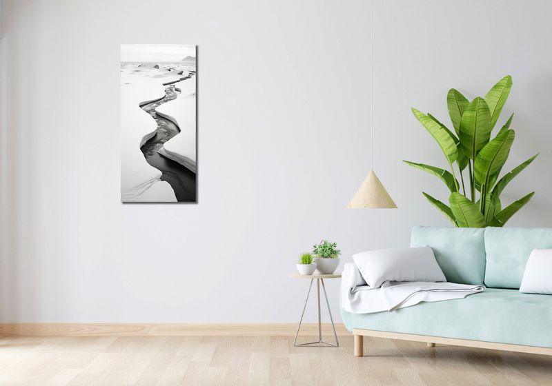 Obraz 40x90cm Szczeliny Mrozu zdjęcie 2