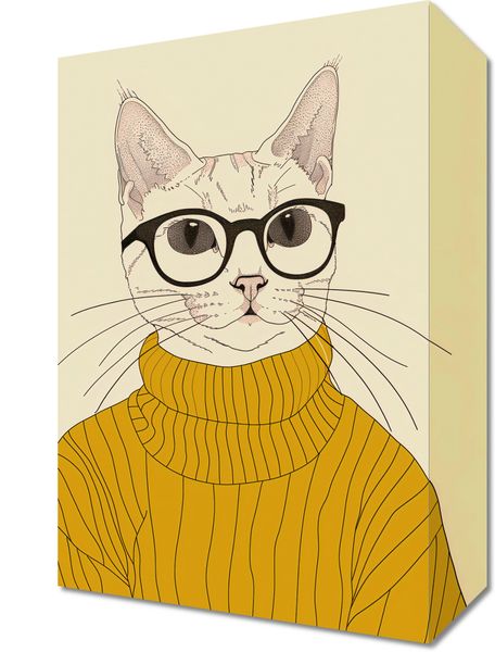 Obraz 20x30cm Intelektualista zdjęcie 1