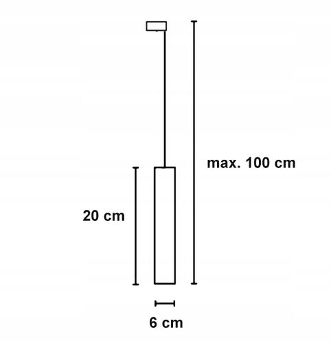 Reflektor szynowy wiszący do GU10 czarny lampa zwis oprawa LED na Arena.pl