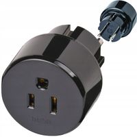 2X Przejściówka adapter podróżny wtyczka gniazdo sieciowa Meksyk Dominikana