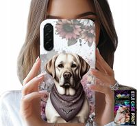 ETUI DO SAMSUNG GALAXY A56 5G - PIESEK PIESKI HUSKY PSIE WZORY + SZKŁO