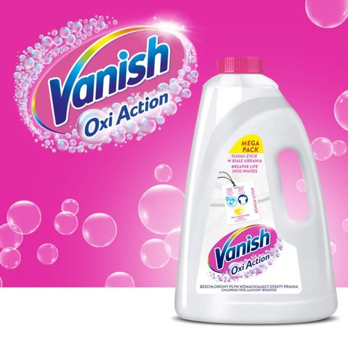 Zestaw Vanish Oxi Action Odplamiacz w płynie do koloru i bieli 2x3L na Arena.pl