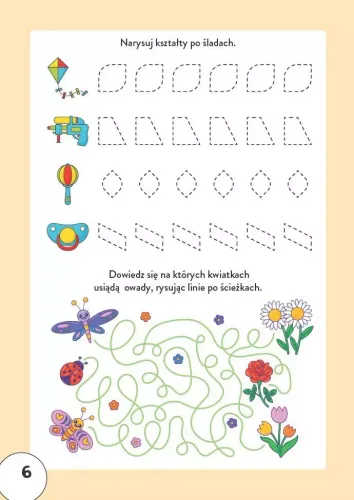 Szlaczki I Rysowanki. Ćwiczenia Grafomotoryczne. Zeszyt Żółty na Arena.pl