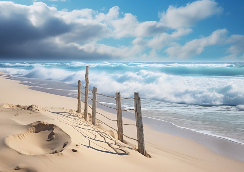 Plakat 59,4x42cm Szepty Oceanu zdjęcie 1