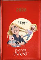 Kalendarz A5 2026 tygodniowy KSIĄŻKOWY PREZENT NA DZIEŃ MAMY Z IMIENIEM