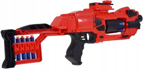 BEZPIECZNA WYRZUTNIA MANUALY KARABIN NA MIĘKKIE STRZAŁKI ZABAWKA DLA DZIECI na Arena.pl