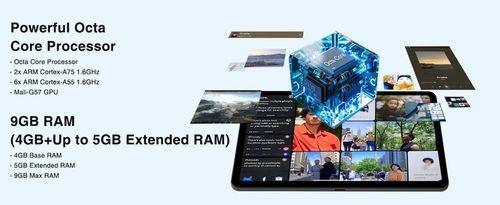 DOOGEE T30SE Tablet 11" 2.4K 9GB/128GB Android 14 WIFI SIM Hi-Res 8580mAh na Arena.pl