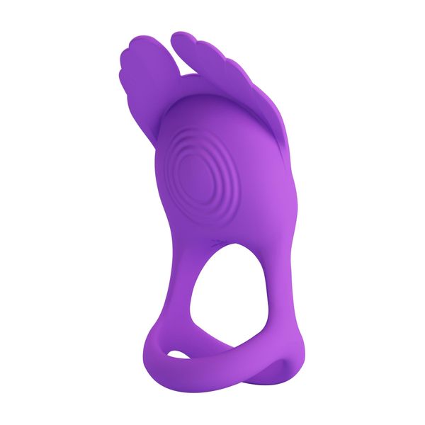 PRETTY LOVE - VIBRANT PENIS RING SILAS Black, 7 vibration functions zdjęcie 3