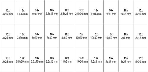 315 szt kołków sprężystych mix - yt-06785 na Arena.pl